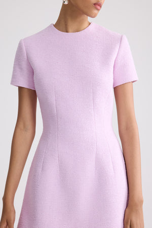 Kurzes Kleid mit kurzen Ärmeln aus Bio-Baumwolle