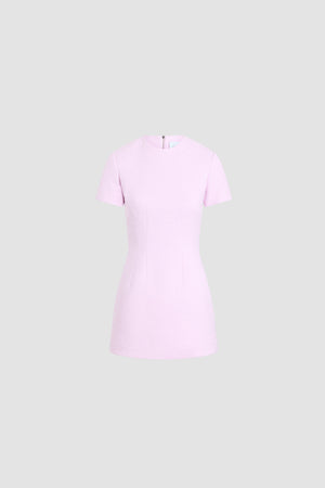 Kurzes Kleid mit kurzen Ärmeln aus Bio-Baumwolle
