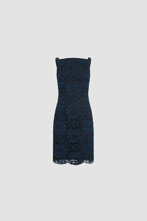 Robe midi fourreau en coton mélangé éco-responsable