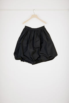 Recycled faille bubble skirt