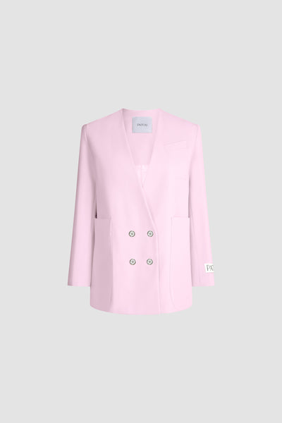 Patou | レスポンシブルウール ダブルブレストジャケット