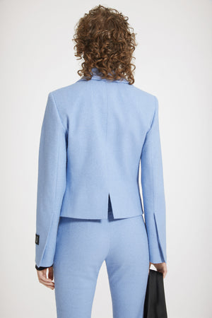 Giacca corta in tweed stretch