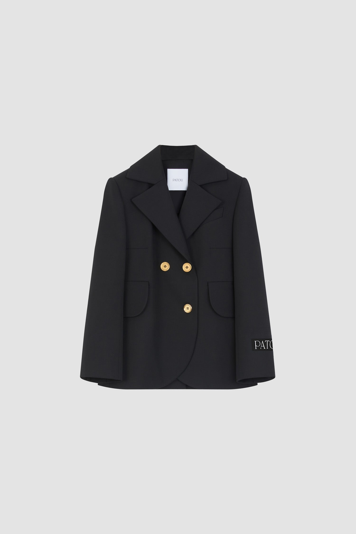 Patou | Belted tailored jacket in technical wool