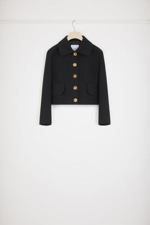 Giacca corta in tweed