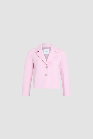 Kurze taillierte Jacke aus verantwortungsvoller Wollmischung