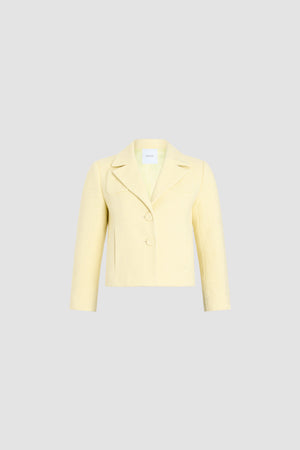 Giacca corta sartoriale in misto cotone eco-responsabile
