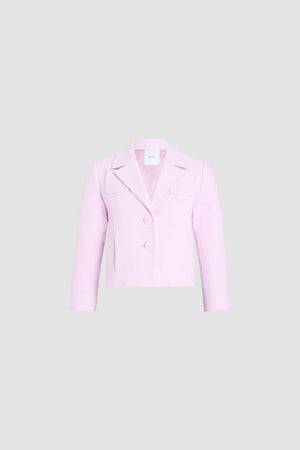 Veste courte tailleur en coton mélangé éco-responsable