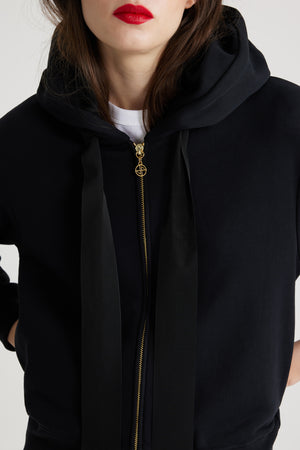 Organic cotton Patou zip-up hoodie