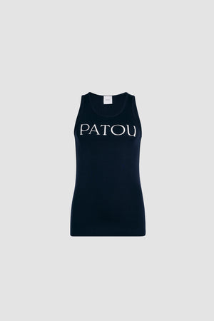 Débardeur à logo Patou en coton bio