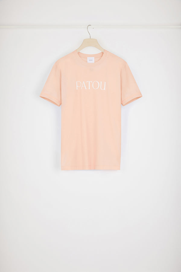 Patou - Maglietta Patou in cotone bio - Abricot - Patou, per tutti i giorni.Maglietta in cotone bio arancione albicocca. Collo rotondo, vestibilità classica. Logo Patou sul davanti.Capo unisex (per gli uomini: scegliere una taglia in più).