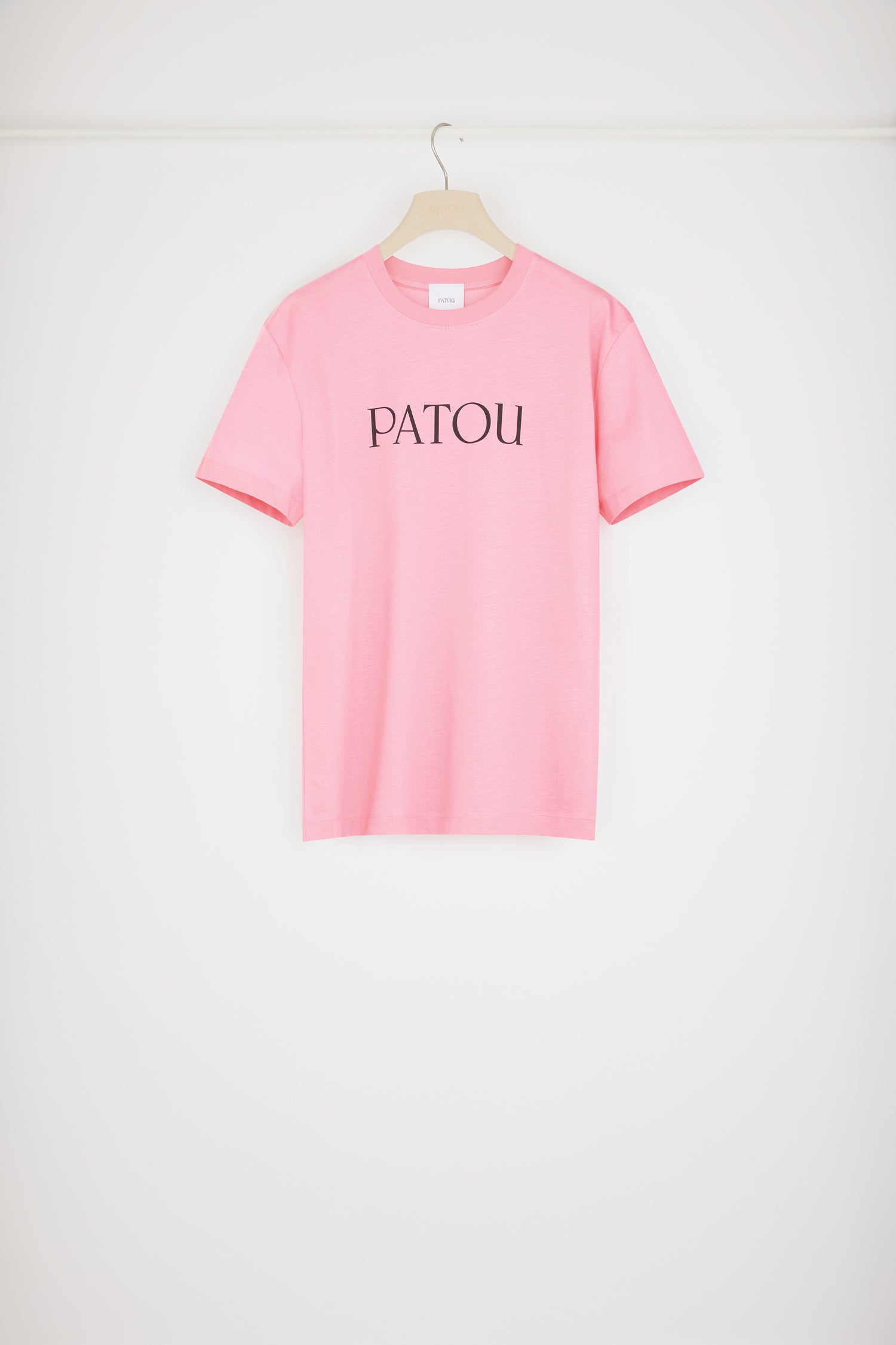 新品未着用 ピンクXS PATOU オーガニックコットン パトゥロゴTシャツ