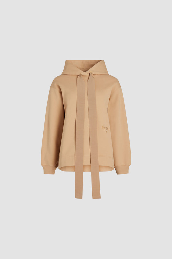 Patou - Archive grosgrain hoodie in organic cotton