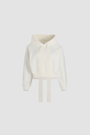 Kapuzenpullover aus Bio-Baumwolle mit Medaillon-Logo
