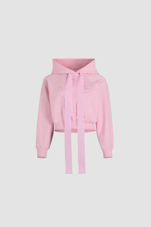 Kapuzenpullover aus Bio-Baumwolle mit Medaillon-Logo