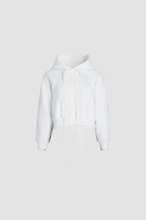 Kapuzenpullover aus Bio-Baumwolle mit Medaillon-Logo