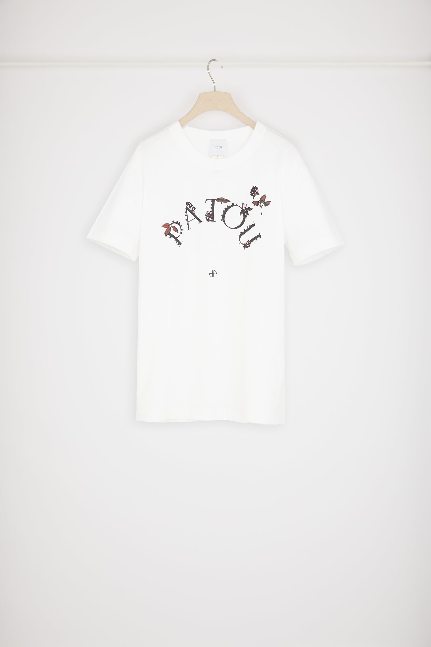Patou | オーガニックコットン製フローラルパトゥカーブロゴTシャツ