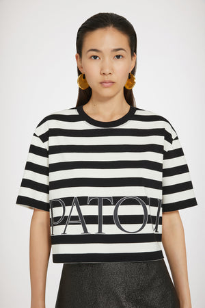 Maglietta Patou a righe in cotone bio