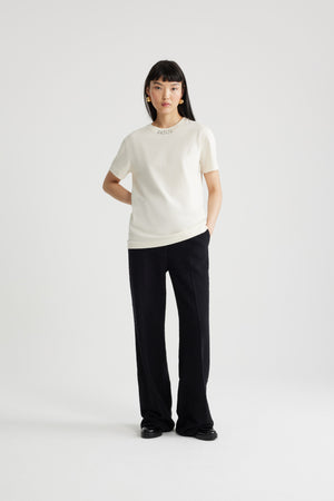 Embroidered Patou t-shirt in organic cotton