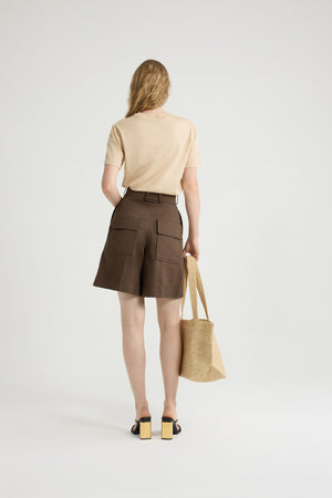 Patou logo and JP monogram t-shirt in organic cotton