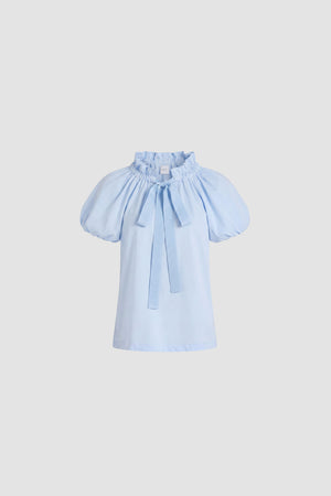 Voluminous organic cotton top