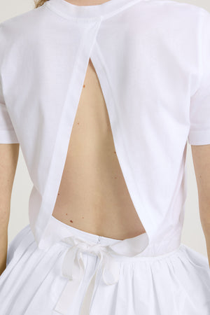 T-shirt dos nu en coton bio