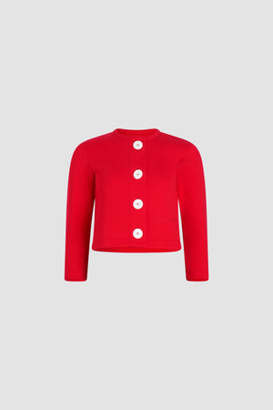 Geknöpfter Cardigan aus Bio-Baumwolle
