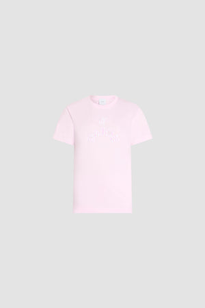 Popeline-T-Shirt mit Patou JP-Stickerei aus Bio-Baumwolle