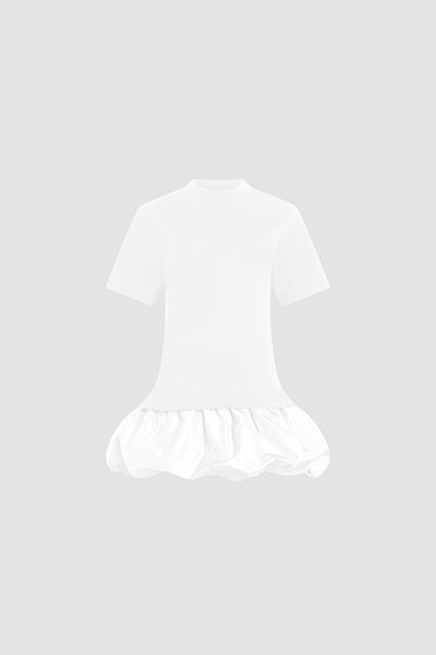 Patou | オーガニックコットン ミックスファイユ ドレス