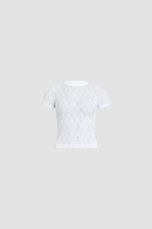 ポリアミド レース Tシャツ