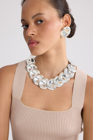 Scheiben Kurz PM Choker-Halskette