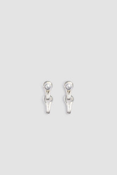 S Link Double Geometric Stud Earrings