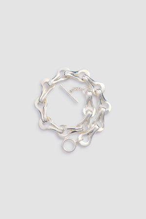 Bracelet géométrique à motif répété, en laiton