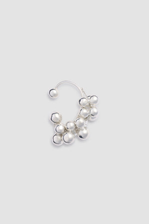Bague d'oreille géométrique à motif répété, en laiton