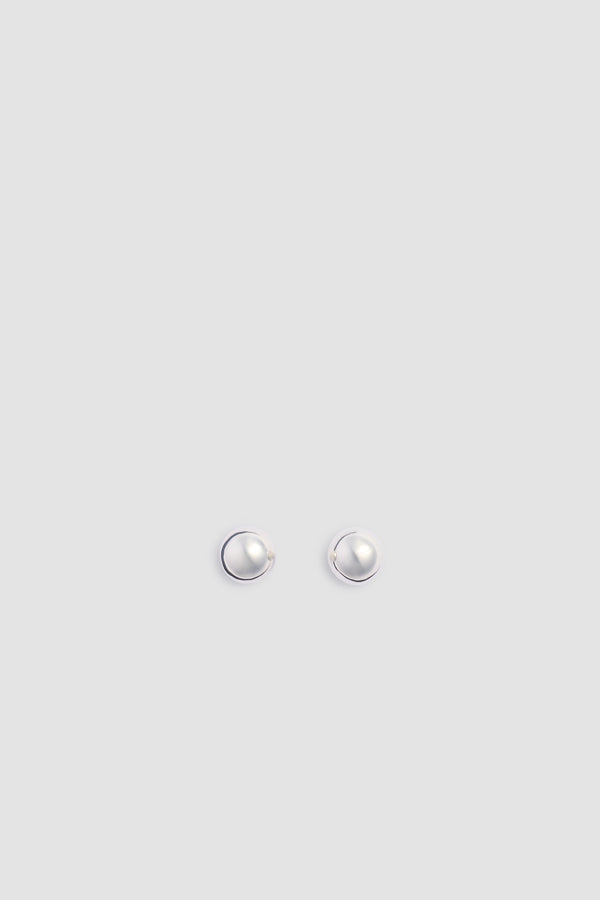 Patou - Orecchini a perno Mercury Marbles Pin - Silver - Orecchini a perno in ottone tono su tono, color argento. A forma di perla.