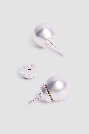 Boucles d'oreilles à tige, en laiton ton sur ton