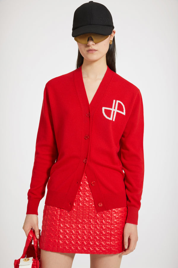 Patou - JP cardigan in wool and cashmere