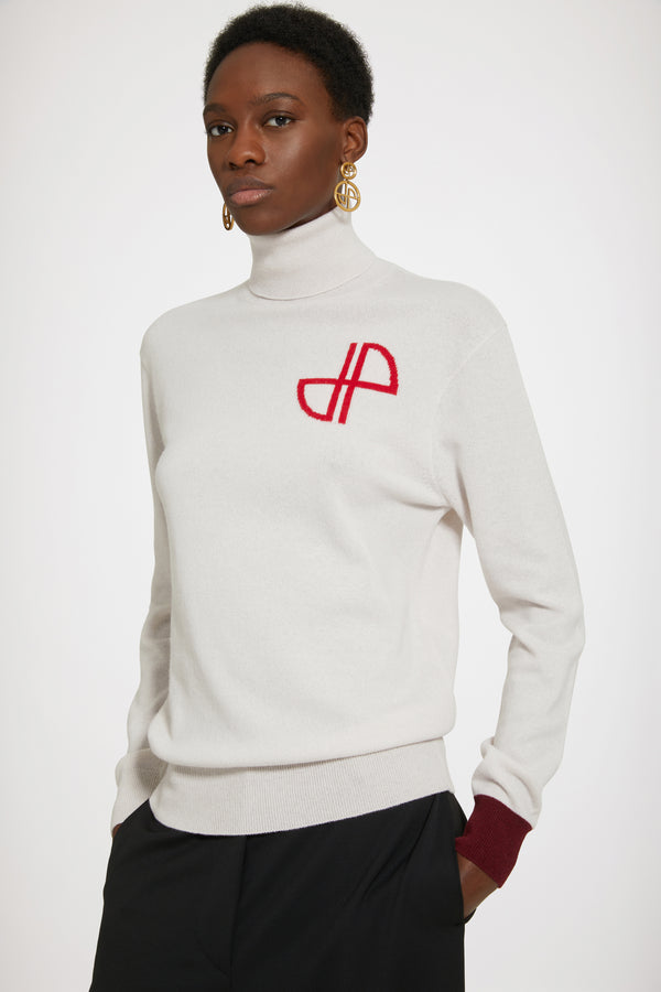 Patou - JP turtleneck jumper in wool and cashmere