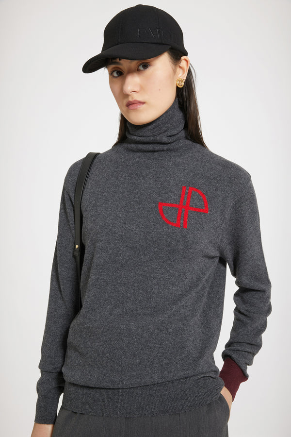 Patou - JP turtleneck jumper in wool and cashmere