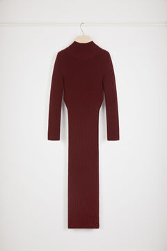 Ribbed panel jumper in sustainable wool