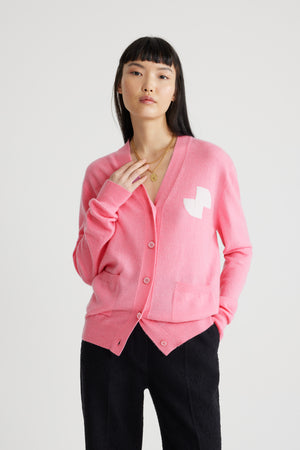 Cardigan JP in misto lana e cachemire ecosostenibile