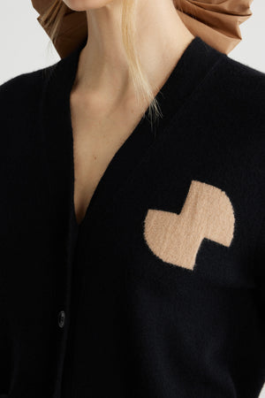Cardigan JP in misto lana e cachemire ecosostenibile