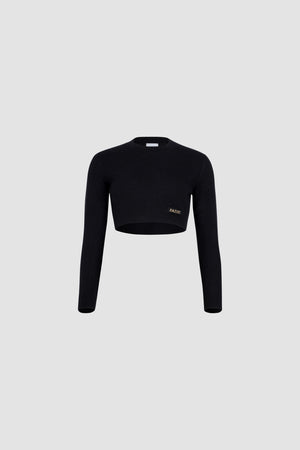 Kurzer Pullover aus nachhaltiger Wolle und Kaschmir
