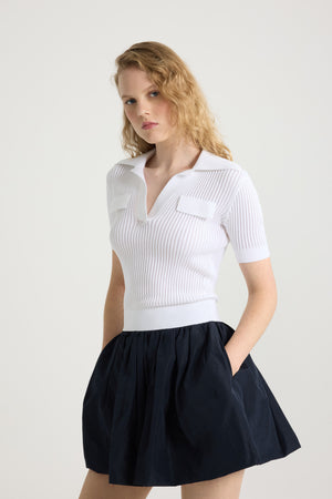 Polo in maglia di cotone