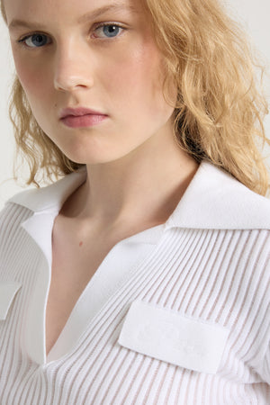 Polo in maglia di cotone