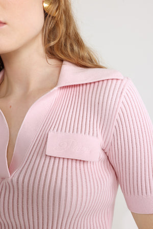Polo in maglia di cotone