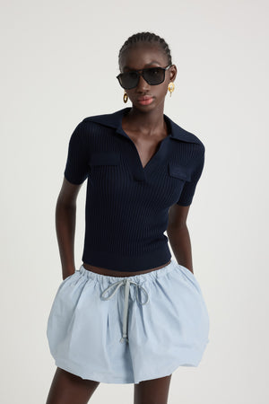 Polo in maglia di cotone