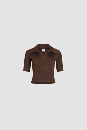 Polo in crepe tecnico