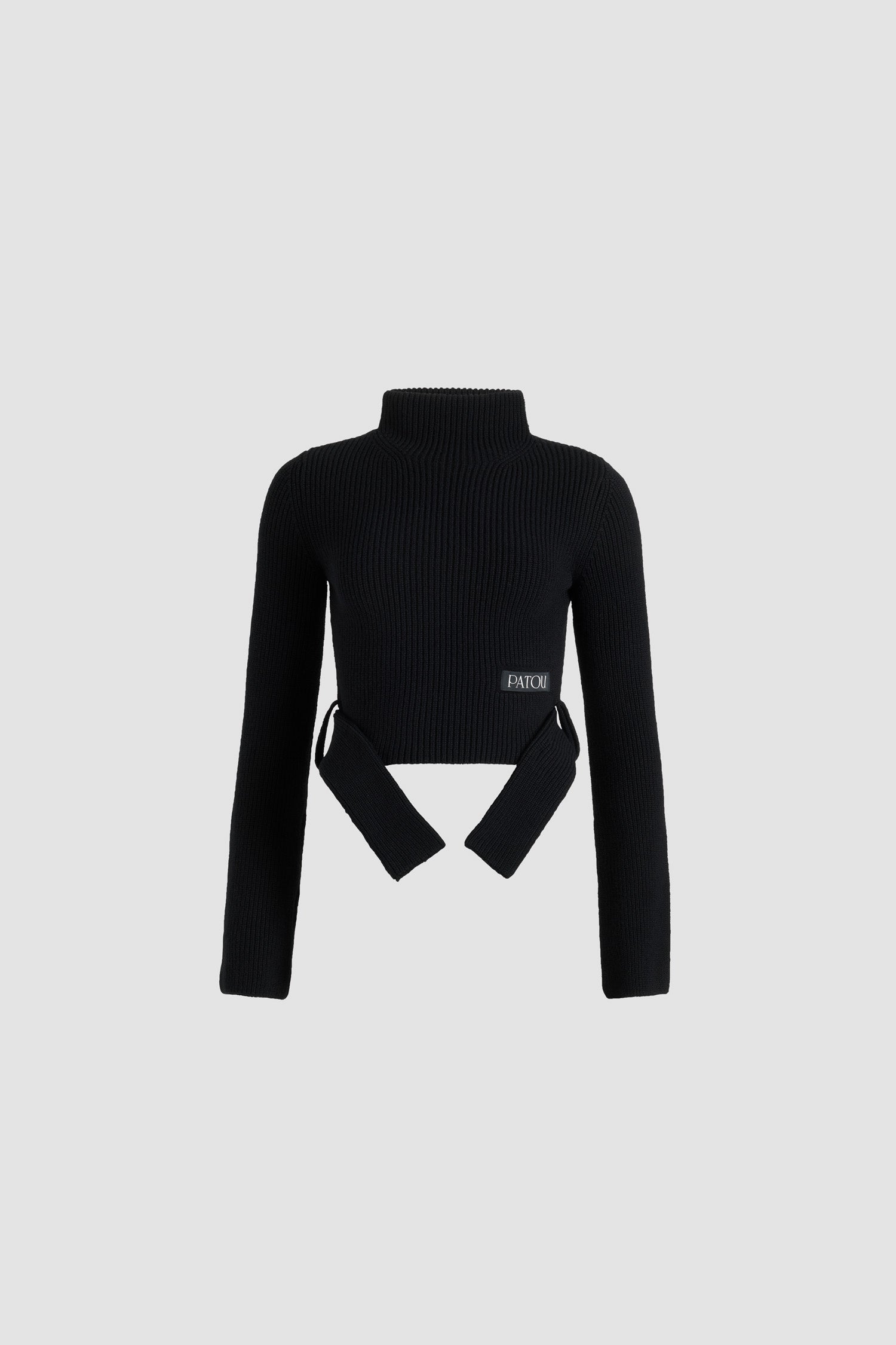 新品 Patou ウールブレンドクロップドニット XS 新品 Patou ウールブレンドクロップドニット XS