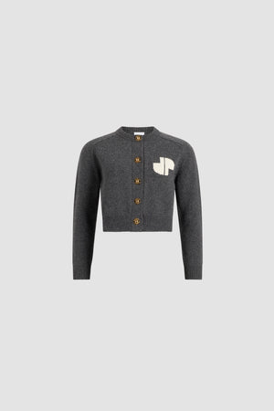 JP intarsia cardigan in wool and cashmere