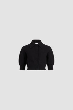 Kurzer Cardigan aus Wolle